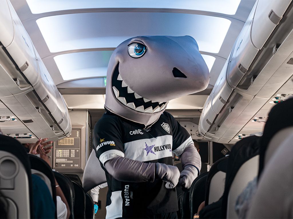 THE SHARKS AND LIFT TAKE THEIR NEW PARTNERSHIP TO 36,000 FEET